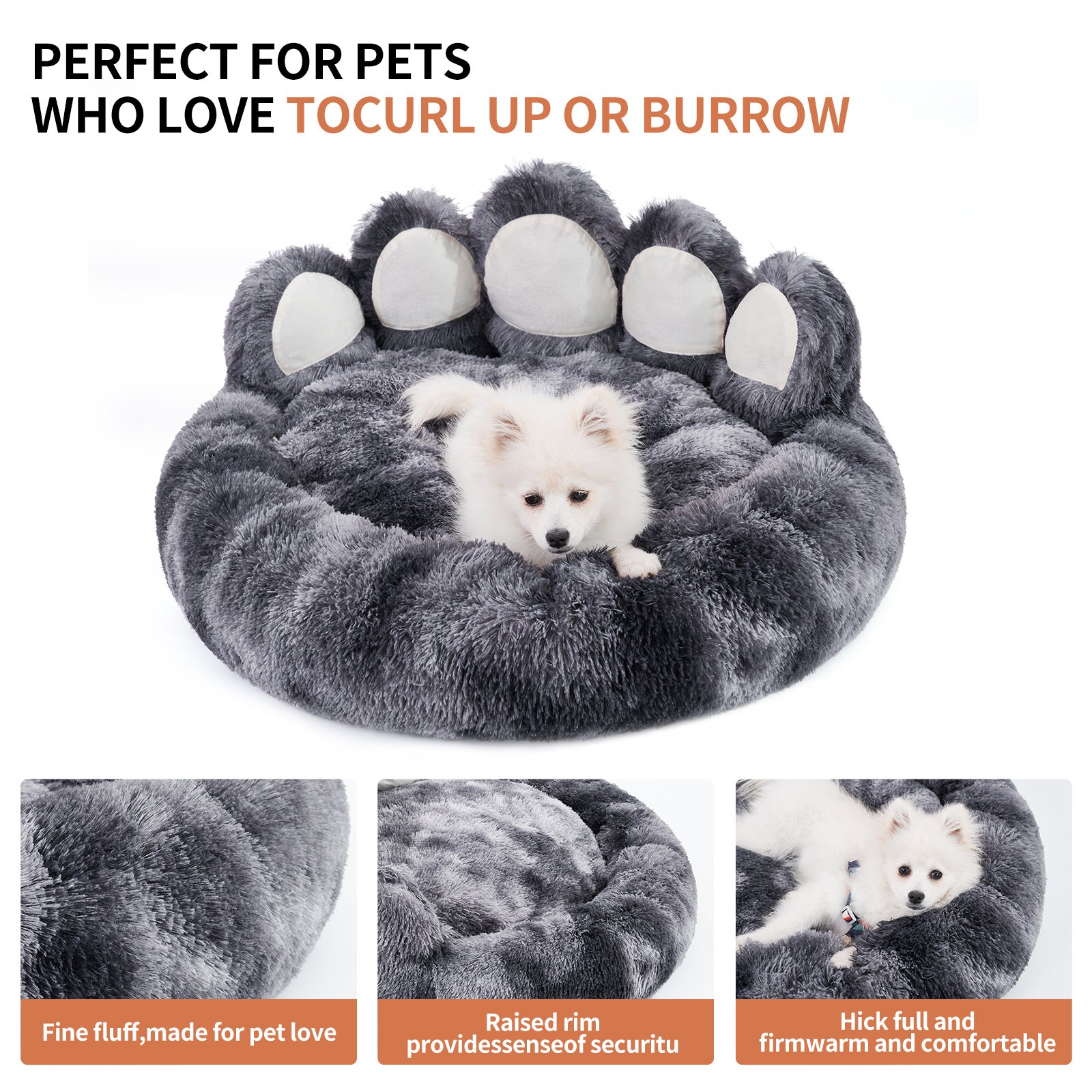 Cuddly Paw Bed for Pets