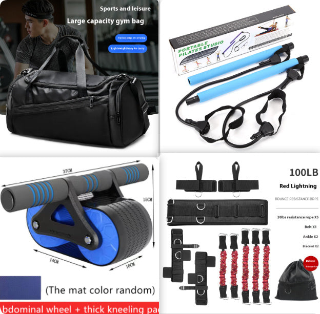 Automatic Rebound Abdominal Roller – Double Wheel Core Trainer