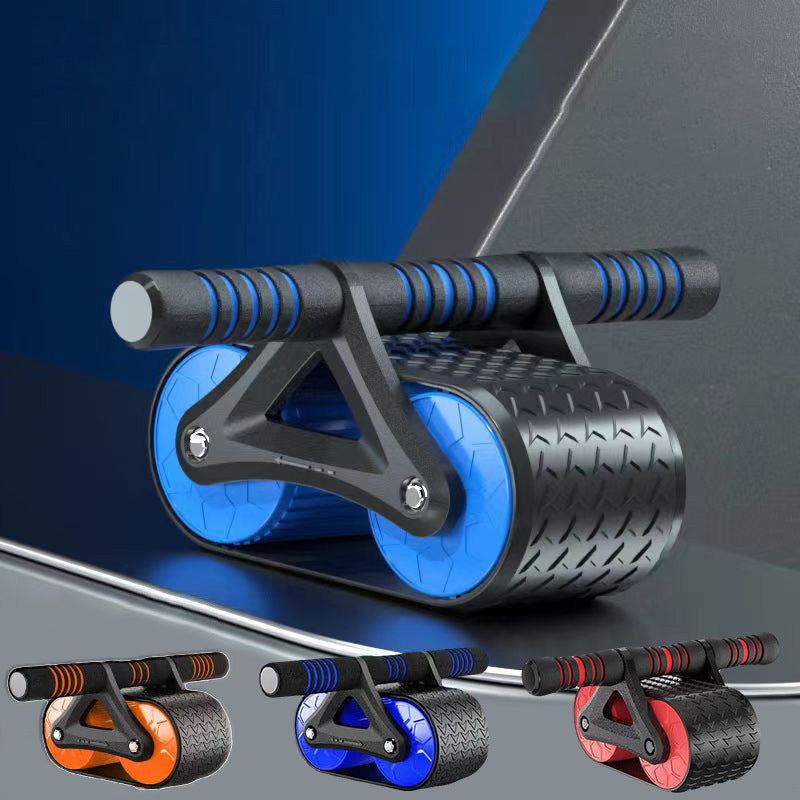 Automatic Rebound Abdominal Roller – Double Wheel Core Trainer