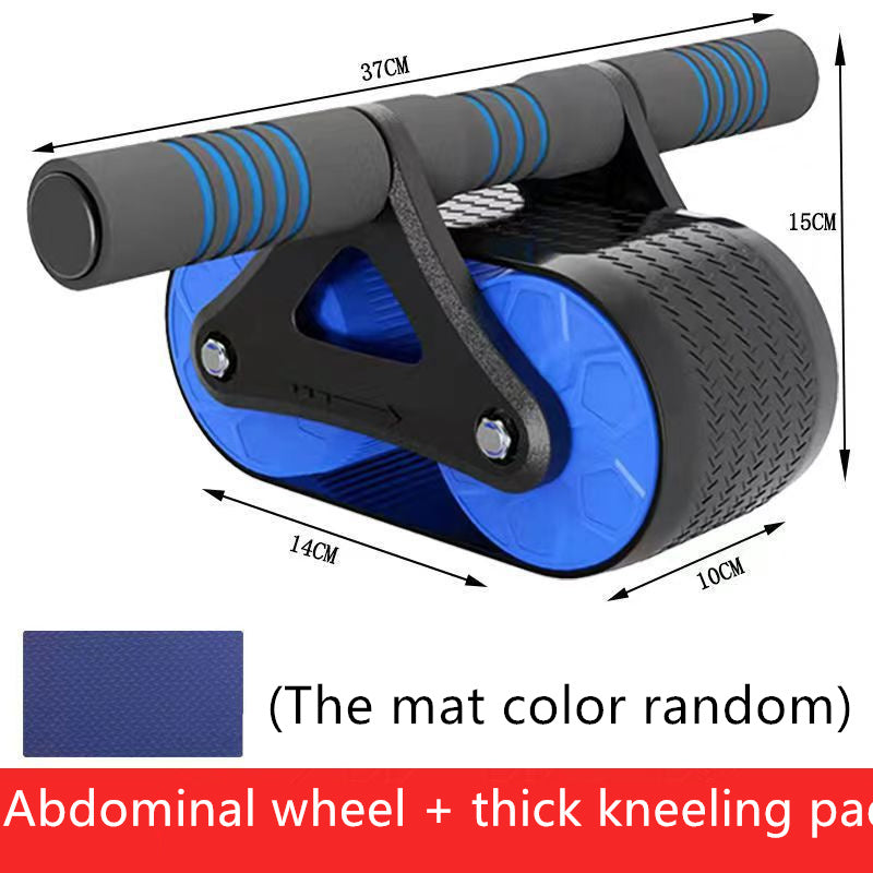 Automatic Rebound Abdominal Roller – Double Wheel Core Trainer