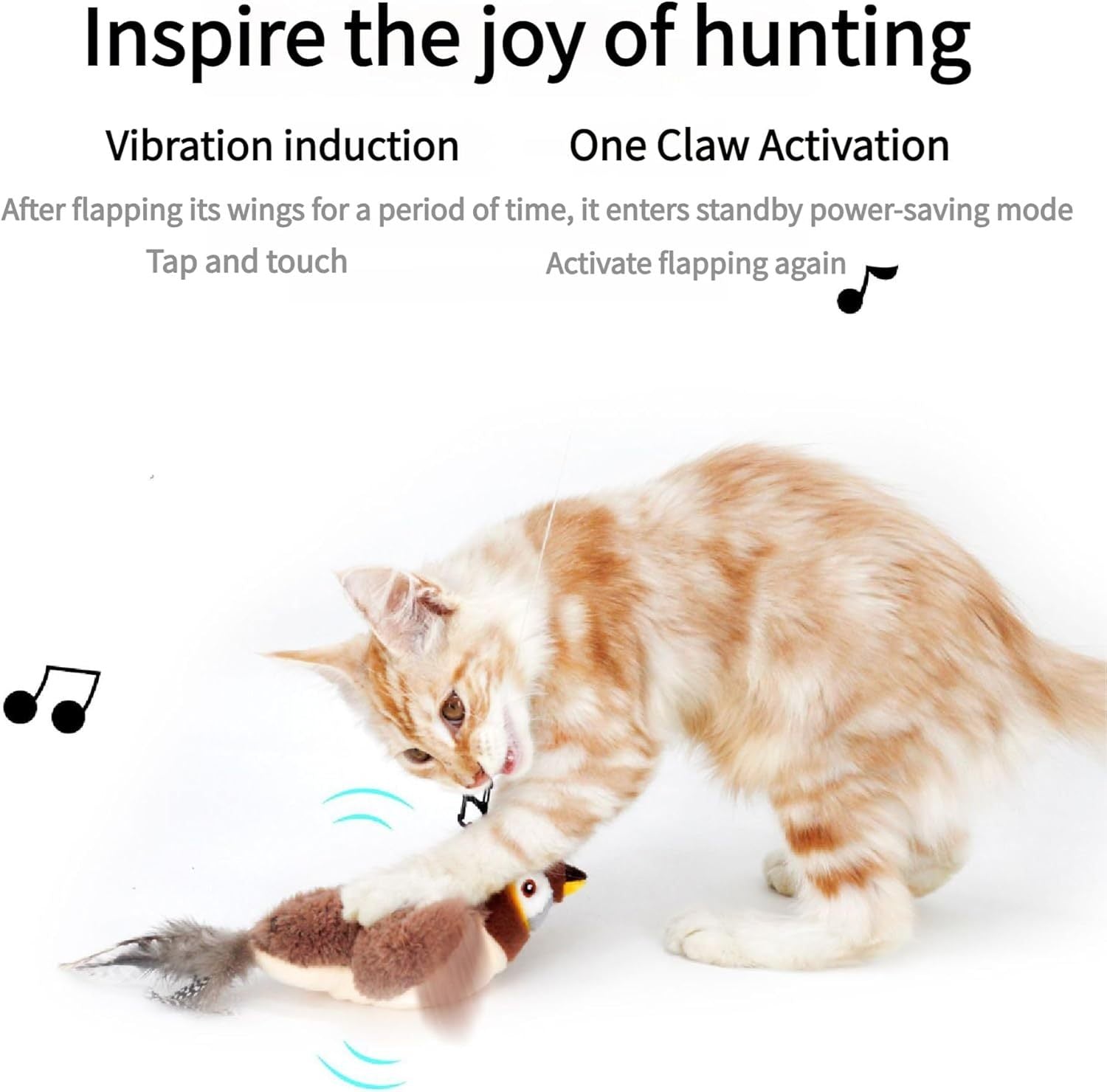 Cat’s New Obsession 🐱 Flying Bird Toy!